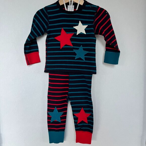 Polarn O. Pyret Stars & Stripes Outfit: Size 6-9M (74 cm) - Picture 1 of 13